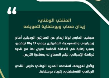الإصابة تضرب زيدان وبيتكوفيتش يستنجد ببوحلفاية لتعويضه